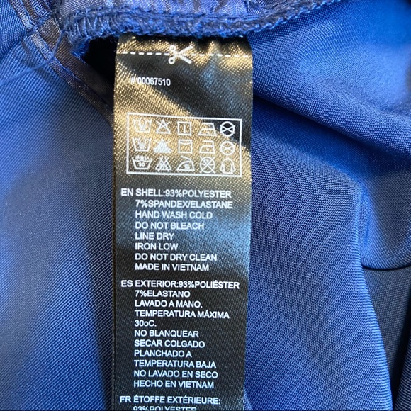 FOREVER 21 Tie Waist Blue Shorts - Size: L - Picture 4 of 7